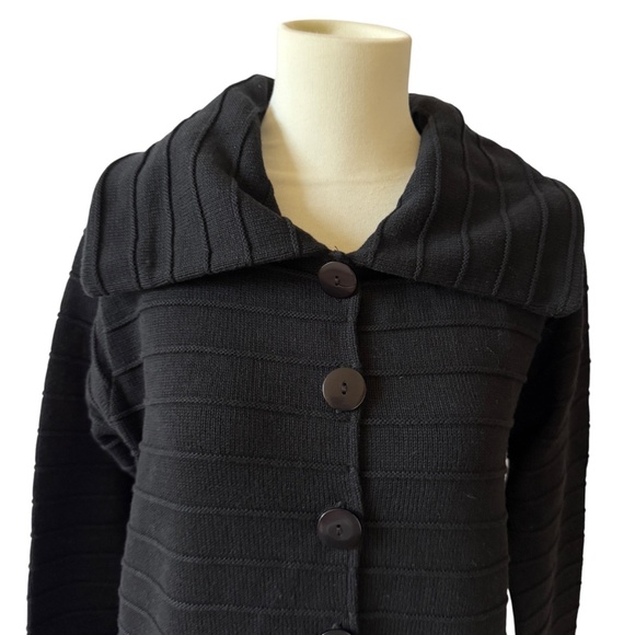 MARGARET WINTERS CARDIGAN 100% COTTON POCKETS SHAWL COLLAR VERSATILE TRAVEL XS - Picture 3 of 12